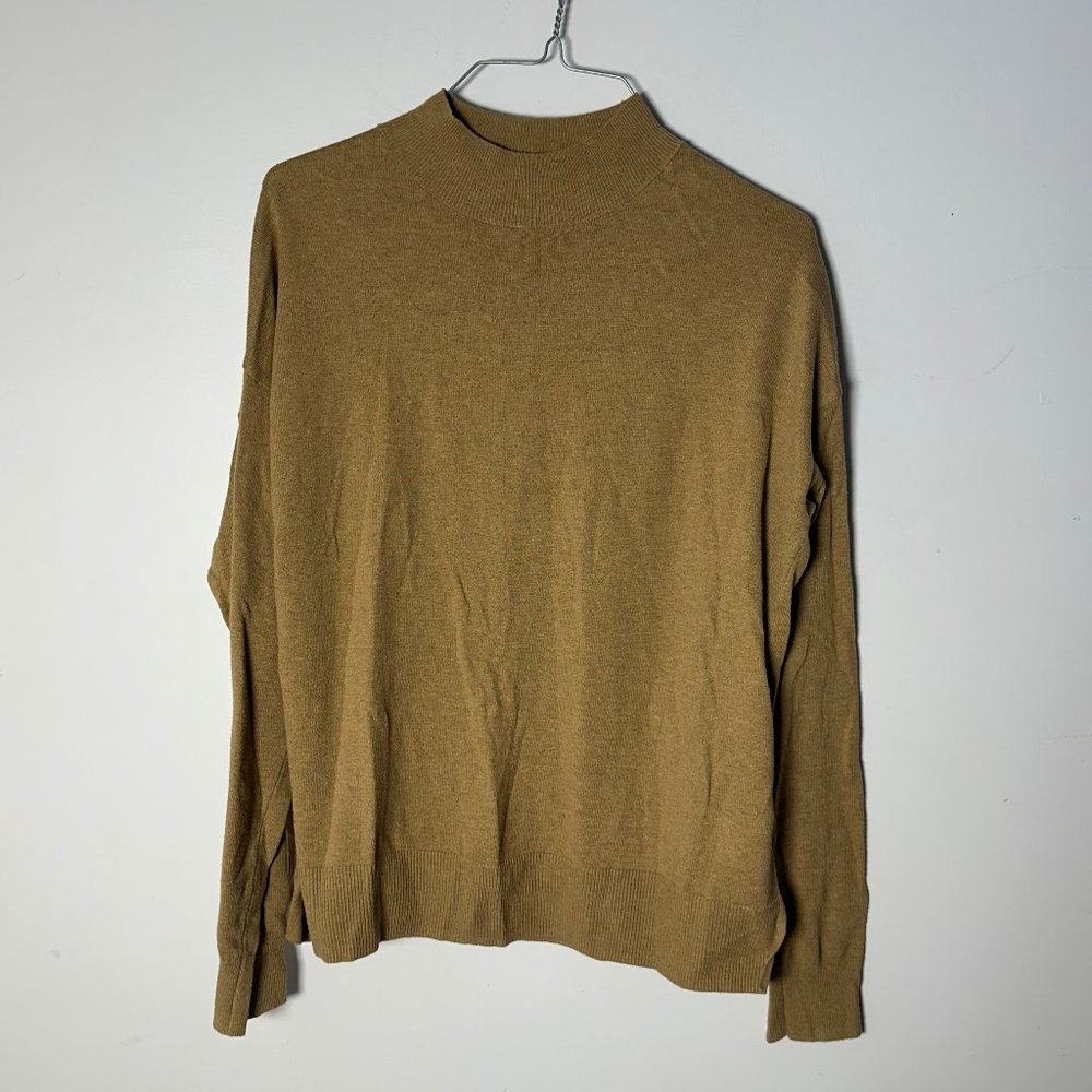 EUC Womens Juniors Old Navy Brown Medium Lightweight Sweater Shirt Top M